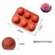 thumbnail image 2 of Molde de silicona semicircular de 6 cavidades para hacer chocolate, 2 of 4