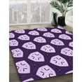 thumbnail image 3 of Ahgly Company Machine Washable Indoor Rectangle Transitional Mauve Purple Area Rugs, 5' x 8', 3 of 7