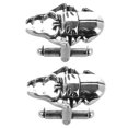 thumbnail image 1 of GAXIRE 1 Pair Tuxedo Shirt Buttons Zinc Alloy Beetle Shaped Smooth Surface Versatile Matching Men, 1 of 5