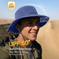 thumbnail image 6 of Certgust Women's Sun Hats Under $10 Sun Hat for Women Casual Hunting Jungle Outdoor Fishing Large Head Size Sun Hat Bucket Hats for Woman Blue, 6 of 9