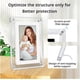 thumbnail image 3 of Acrylic Digital Photo Frame 5 Inch 1200mAh Vertical Display Screen IPS 4G Memory Battery Digital Photo Frame Clearer, 3 of 5