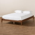 thumbnail image 5 of Baxton Studio Colette French Bohemian Weathered Grey Oak Finished Wood King Size Platform Bed Frame, 5 of 10