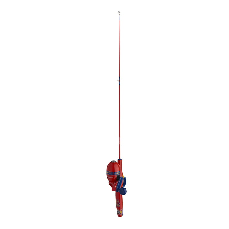 Shakespeare Marvel Spiderman Kit 2'6 Spincast Combo - Kids Fishing Combo