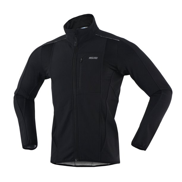 Chaqueta de ciclismo Softshell térmica para invierno, resistente al viento y al agua