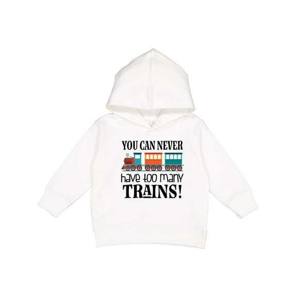 Inktastic Toy Train Never Have Too Many Trains Toddler Hoodie