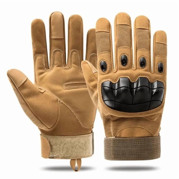Guantes de dedos completos con protección suave en los nudillos