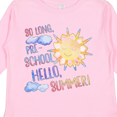 thumbnail image 4 of Inktastic So Long, Pre-school Hello, Summer Last Day of School Boys or Girls Long Sleeve Toddler T-Shirt, 4 of 5