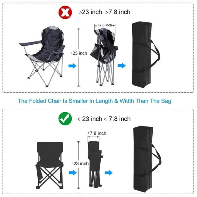 Bolsa Transporte para Silla Plegable, Bolsa Almacenamiento Grande, Bolsa Almacenamiento para Cojines Exterior Tela Oxford 600D, Bolsa Transporte Plegable para Playa