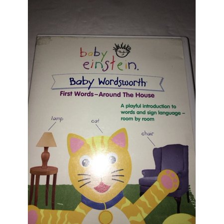 Baby Einstein Baby Wordsworth First Words Around The House Dvd Rare Ships N 24 H Walmart Canada