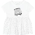 thumbnail image 3 of Inktastic My Mom is a Fantasy Football Legend Girls Baby Dress, 3 of 5