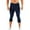 Blue, variant on Mens Compression Capris Athletic Running Leggings Quick Dry Basketball Sports Legging Tights Gym Workout Base Layer
