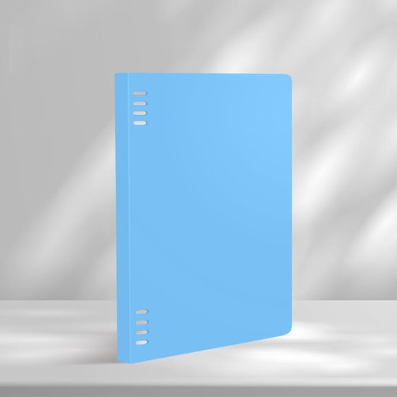 PPKVUFD Removable Notebook Cover Compatible with B5 Notebook Travel Journal Cover for Office Business, Light Blue