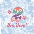 thumbnail image 4 of Inktastic 2nd Birthday Retro Flowers 2 Year Old Girl Girls Toddler T-Shirt, 4 of 5