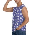 thumbnail image 3 of Kdxio Daisies Flowers for Men's Muscle T-shirt,Sleeveless for Workout Running Athletic Gym Lounge Casual, 3 of 7