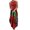 Red, variant on Lilgiuy Women O-Neck Halter printing Sleeveless Casual Slit Loose Long Dress