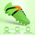 thumbnail image 2 of Vizari USA Impact Firm Ground Soccer Cleats for Kids – Comfortable, Lightweight, and Durable Shoes for Toddlers, Little Kids, and Big Kids - Green/Orange, 6, 2 of 6
