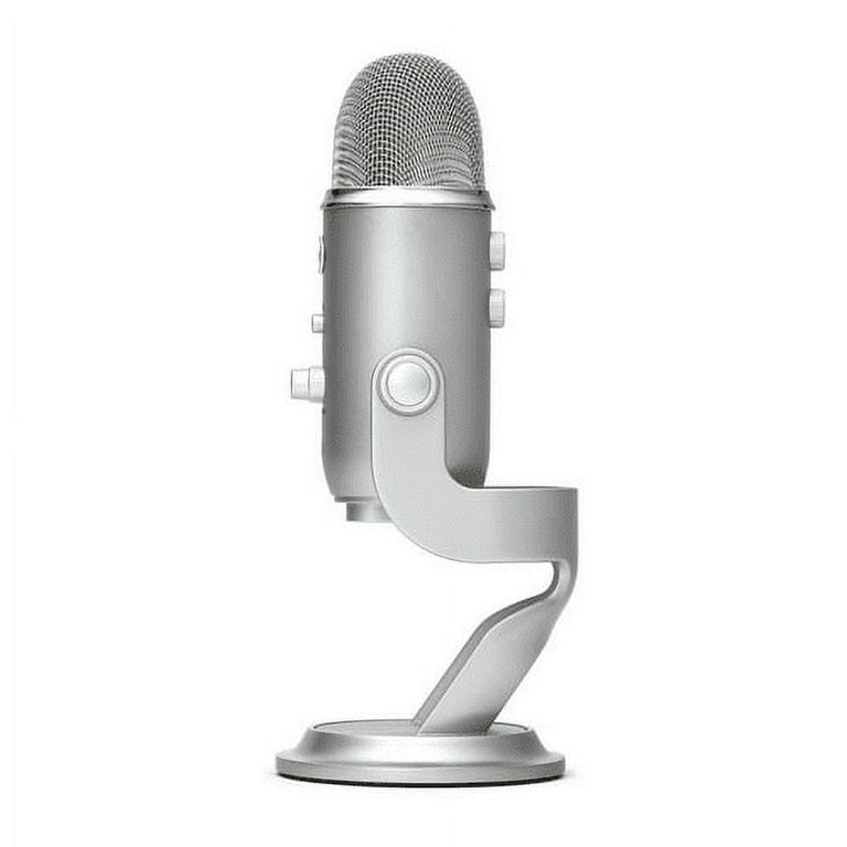 Blue Microphones Yeti USB Microphone (Silver) Bundle with