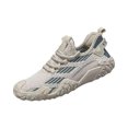 thumbnail image 2 of Willtoo Men's Breathable Knit Sneakers Lightweight Lace Up Non Slip Bumpy Sole Comfortable Casual Athletic Shoes for Training Walking Outdoor Activities, 2 of 4
