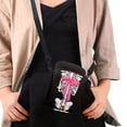 thumbnail image 4 of HELLHERO Double Layer Messenger Bag, Polyester Crossbody Sling Bags for Women,Bow and Floral Design, 4 of 7