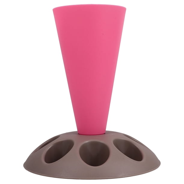 GOOHOCHY Soporte para manga pastelera, soporte para mangas pasteleras, soporte para mangas pasteleras con 8 ranuras, organizador para hornear, para mangas pasteleras y boquillas, almacenamiento