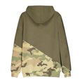 thumbnail image 4 of ZCFZJW Mens Camo Hooded Pullover Sweatshirts Lightweight Casual Drawstring Long Sleeve Hoodie Outwear Coat with Pockets Fall Winter Clothes Multicolor#07 XL, 4 of 5