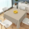 thumbnail image 4 of Tchckioa 70x70 Inch Taupe Tablecloth for Restaurant Decor,Square Stain Proof Table Cloth Cover, 4 of 5