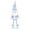 Light blue, variant on Christmas Standing Snowman Figurine, Red Knitted Sweater Trapper Hat Plush Doll for Fireplace Mantel Desk Tabletop Holiday Home Party Decor(Red)