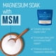 thumbnail image 3 of Magnum Solace en escamas de magnesio con MSM, 4,54 kg de sales del Mar Muerto, 3 of 6