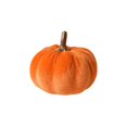 thumbnail image 2 of 1 Pc Handmade Velvet Pumpkin, 2.16*2.16 Inch Faux Pumpkin with Resin Stem, Fall Decor for Halloween Thanksgiving Wedding Baby Shower Tabletop Shelf,Orange, 2 of 4