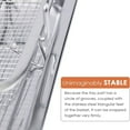 thumbnail image 3 of EIGTHTAIL 2 Piece 18/8 Stainless Steel Air Fryer Basket for Oven  12.8 x 9.6 Inch Crisper Tray and Basket for Oven  Oven Air Fry Mesh Basket Set  Air Fryer Oven Basket for Fries/Bacon/Chi, 3 of 6