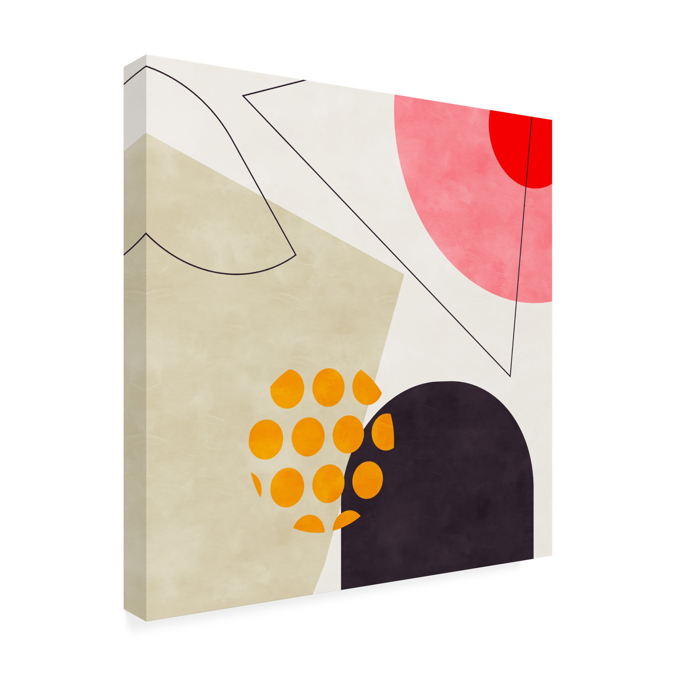 Trademark Fine Art Ana Rut Bre Mid Bauhaus Geometry 8 Canvas Wall Art