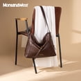 thumbnail image 5 of Montana West Hobo Shoulder Bag for Woman Adjustable Belt Buckle Hobo Bags with Adjustable Strap, Coffee, 5 of 7