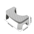 thumbnail image 3 of Btomtd Soft Toilet Stool Bathroom Hair Non-slip Treading Stool Office Padded Footstool, 3 of 6