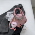 thumbnail image 1 of Bolso pequeño para mujer, tipo mensajero, combinable con todo, de verano, pequeño y redondo, portátil, 1 of 6