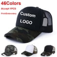 thumbnail image 2 of Custom Logo!Baseball Cap Print Free 46 Colors Summer Adult Child Personality Trucker Hat Polyester Gorros Blank Mesh Cap UnisesWith logo&Adult Gao Jinjia LED, 2 of 2