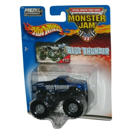 Hot Wheels Monster Jam (2002) Blue Thunder Toy Truck #12