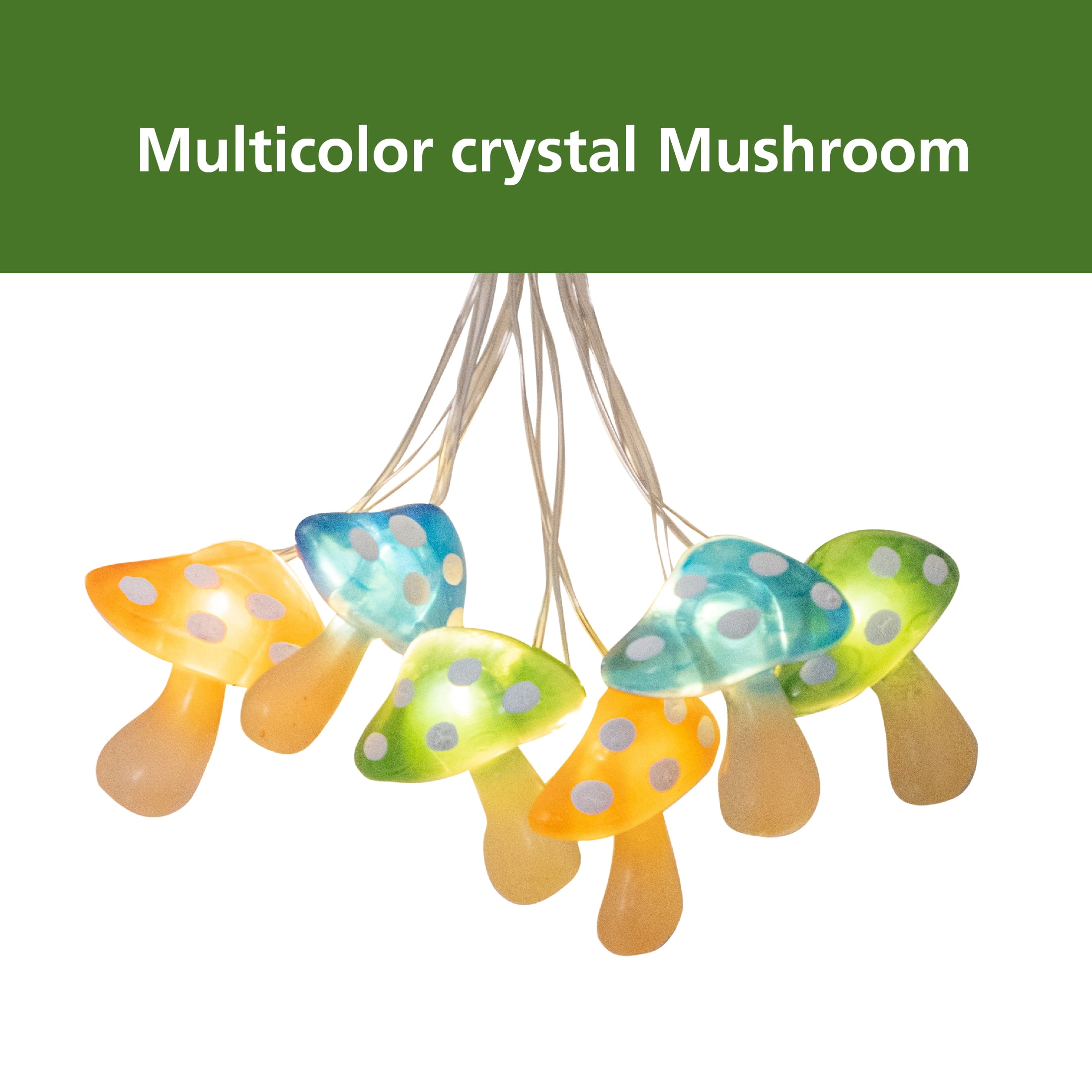 Mainstays  Solar 30 Count Mushroom Light