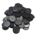 thumbnail image 3 of Miniaturas Bases para modelos Wargaming Bases para pasatiempos Muñecas de 28 mm Juegos de mesa Almacenamiento Vitrina negra Exhibición redonda de 50 piezas, 3 of 10