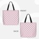 thumbnail image 2 of Easygdp Flamingo On Checkered Bolsa Tote para Mujer, Bolso de Hombro para Trabajo, Playa, Viajes, Compras y Supermercado, 2 of 7