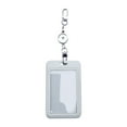 thumbnail image 1 of Porta credencial de enfermera con carrete retráctil, cordón de identificación, portatarjetas, credencial de identificación deslizante Gris claro, 1 of 9