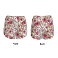 thumbnail image 5 of Lsque Rose Mix Leopard 4 Printed Women's Running Shorts with Liner Pockets,Elastic Quick Dry Workout Athletic Gym Yoga Shorts,Womens High Waist Shorts-X-Large, 5 of 9