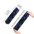 thumbnail image 4 of Naloa Blue-Purple Raspberries Ankle Socks for Women Non Slip Socks No Show Socks Classic Low Cut Casual Socks Casual Socks, 4 of 7