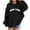 Black, variant on Kids Girls Sports Shirt Boy Girl Casual Hoodie Pullover Hooded Sweatshirt With Pocket Suitable For Teen Girls Boys Sweater Kids