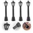 thumbnail image 2 of Eease 4 Pc 1: 12 Scale Street Light Lamp Post Lamp Post Miniature Street Light for House Landscape ( Black ), 2 of 10