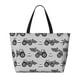 thumbnail image 2 of Fotbe Gray Tractor Bolsa de Viaje para Playa - Resistente al Agua, Bolsa Tote de Gran Capacidad y Ligera con 7 Bolsillos para Mujeres y Hombres, 2 of 7