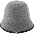 thumbnail image 6 of CoCopeaunts Wool Bucket Hat Women Autumn Winter Warm Fisherman Hats Vintage Solid Color Casual Simple Packable Bucket Hat Cap, 6 of 8