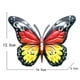 thumbnail image 2 of Mariposa colgante de jardín de escultura de insectos de hierro forjado de 165 cm (rojo amarillo) JShteea Libre de BPA, 2 of 8