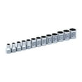 thumbnail image 2 of 13PC. 3/8" DR STANDARD SOCKET SET MM 12PT ON RAIL, 2 of 4