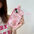 thumbnail image 2 of Cute Case for iPhone 12 Kawaii 3D Squishy Pig Cartoon Soft Silicone Creative Fun Cover Soft Women Girls Slim Fit Anti-Drop Protective Case for iPhone 12 (Pig Butt), 2 of 9