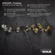 Tuyau de douche métallique MasterShower de KOHLER, 60 po, chrome brossé